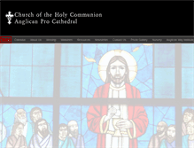 Tablet Screenshot of holycommuniondallas.org